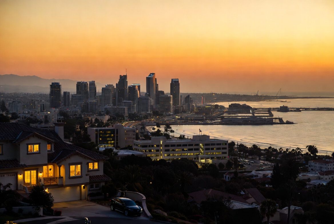 San Diego insurance quote visual for home business and vehicle coverage