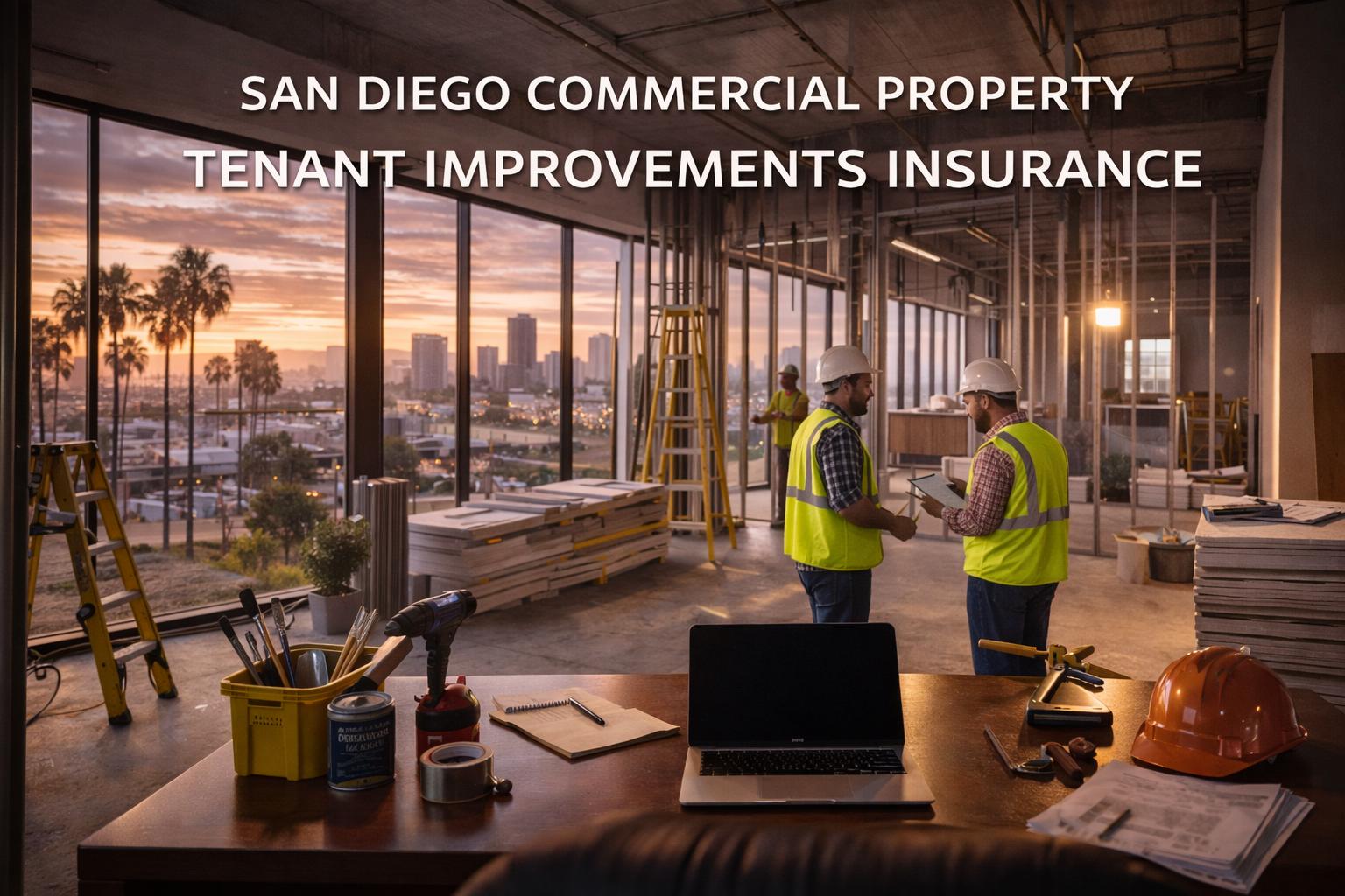 San Diego commercial property interior representing tenant improvements insurance